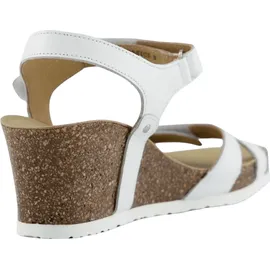 Panama Jack Julia Basics Wedge Sandal, Blanco B17, 38 EU