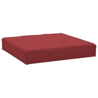 VidaXL Palettenkissen Weinrot 60x60x8 cm Oxford-Gewebe