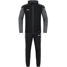 Jako Performance Trainingsanzug Polyester mit Kapuze Kinder 804 schwarz/anthra light 164