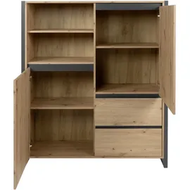 Quartier Highboard DENVER BHT 120x140x40 cm