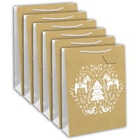 Clairefontaine X-28239-2Cpack - Packung 6 Geschenktasche Kraft, Format L
