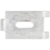 GAH Alberts Alberts Befestigungslasche für Doppelstab-Gittermatten | feuerverzinkt