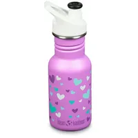 Klean Kanteen Kid Classic Sport Cap Trinkflasche 355ml orchid hearts (1008862)