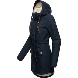 Ragwear Parka Elsie blau / navy / weiß XXXL