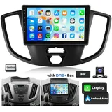 ESSGOO Für Ford Transit 2015-2018 Android 15 GPS Navi CarPlay WIFI BT 4+64GB Autoradio (DAB+ (optional), 4+64GB(optional), RDS, FM, GPS Navi Android Auto Bluetooth EQ USB WIFI IPS Touchscreen)