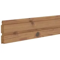 Traumgarten Sichtschutzzaun 10 x 2 x 178 cm Braun Holz