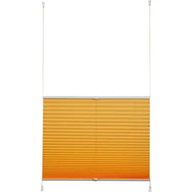K-HOME Klemmfix-Plissee 25 x 130 cm Gelb