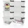 Hausfelder Aufbewahrungsbox 5 l 8-tlg. transparent