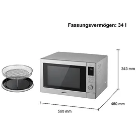 Panasonic NN-CD88QSEPG Silber