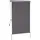Outsunny Senkrechtmarkise 120 x 200 cm grau Aluminium