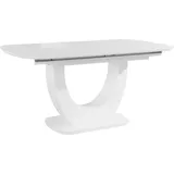 INOSIGN Esstisch »Tisch Nia TOPSELLER!«, (OTTOs Choice), inklusive Einlegeplatte, mit einer Hochglanz-Optik, Breite 160-200 cm, weiß