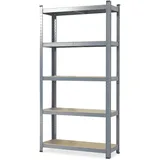 Karat Schwerlastregal Grizzly - Anthrazit-Grau Traglast bis 1250 kg 180 x 120 x 45 cm