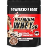 POWERSTAR FOOD PREMIUM WHEY 90 Protein Shake, 850 g Beutel, Chocolate Nut