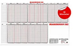 Güss Kalender GmbH Urlaubszusammenfassung CONF 12-55 2027 Weiß