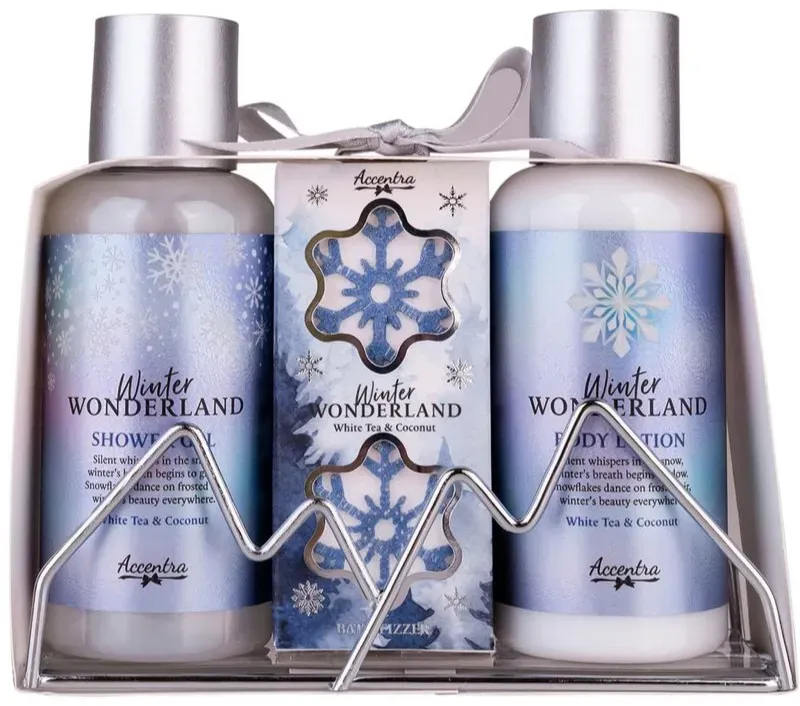 Accentra Winter Wonderland Geschenkset für das Bad Duft White Tea & Coconut