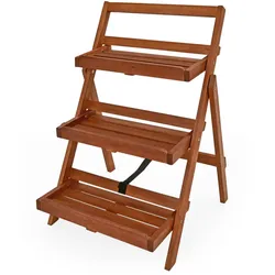 Blumentreppe 79x56x59cm 3 Stufen Akazie FSC®-zertifiziert