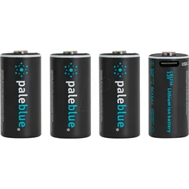 PaleBlue Spezial-Akku CR 123 860 mAh 4 St.