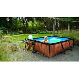 EXIT TOYS Stone Pool 300 x 200 x 65 cm inkl. Filterpumpe