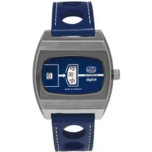 UMF Ruhla Ruhla Scheibenuhr Leder 41 mm 1434-3
