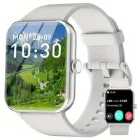 Smartwatch mit Telefonfunktion für Damen Herren HD-Touch Screen SpO2 Fitnessuhr