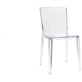 Miliboo Design-Stühle Transparent 2er-Set ISLAND