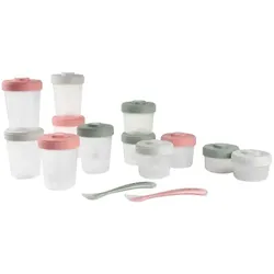 BEABA® erstes Mahlzeiten Set + Löffel 1. Altersstufe, 125ml-250ml