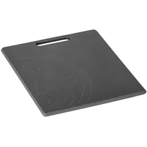 Petromax Schneide- und Trennbrett 29,4 x 27,6 cm Kunststoff grau