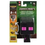 Mattel Minecraft Flippin' Figure Enderman & Grasblock