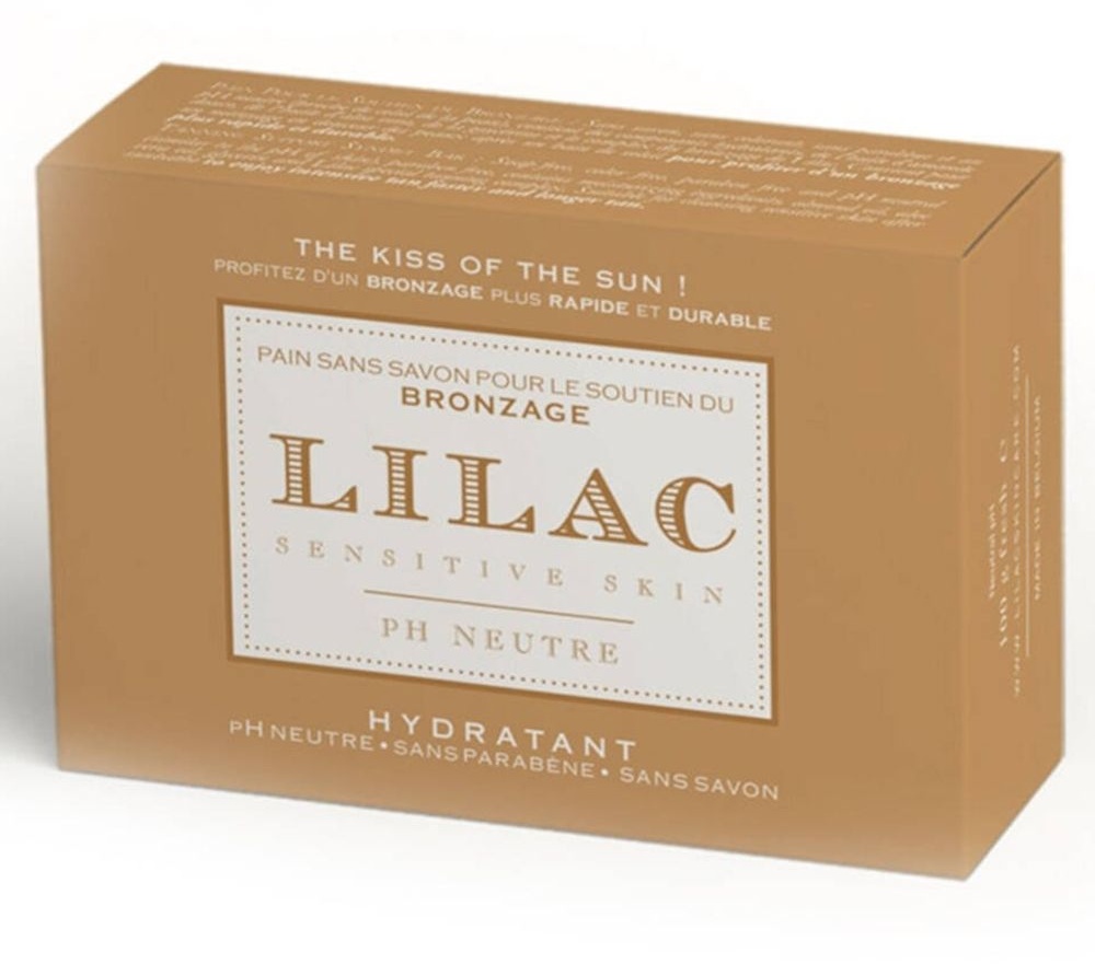 LILAC Senstitive Skin Soutien au bronzage de Seife 100 g savon