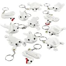 Creativ Company Schlüsselanhänger aus Stoff 4-8 cm Weiß