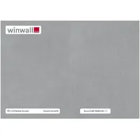 winwall Duschrückwand Duschrückwände ALU-Verbundplatte Dekor: Dunkler Beton, (1-tlg), Wandverkleidung aus Alu grau 19 cm x 27 cm