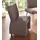 exxpo - sofa fashion Hochlehnsessel Costa Kunstleder 52 x 95 x 71 cm Braun mit Rollen