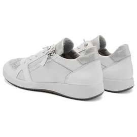 ARA Roma Damen Weite H Silber/Weiß 37,5