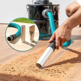 Cecotec Conga Ash 4000 Home. 1200W Leistung, Saugkraft 18kPa, Metallbeschichteter Schlauch, Metallgitterfilter, 38mm Düse