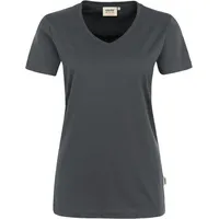 Hakro Damen V-Shirt Performance 181 anthrazit Größe 3XL
