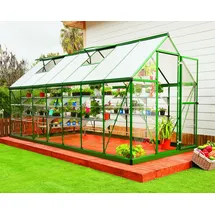 Palram Hybrid Alu grün Polycarbonat 0,7 mm/Dach HKP 4 mm 7,9 m2 inkl. Bundle