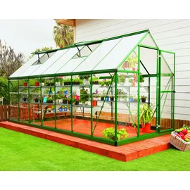 Palram Hybrid Alu grün Polycarbonat 0,7 mm/Dach HKP 4 mm 7,9 m2 inkl. Bundle
