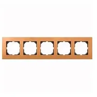 Merten Holzrahmen 5fach, Buche