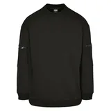 URBAN CLASSICS Training Terry Crew Sweatshirt Black S
