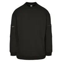 URBAN CLASSICS Training Terry Crew Sweatshirt Black S