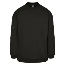 URBAN CLASSICS Training Terry Crew Sweatshirt Black S