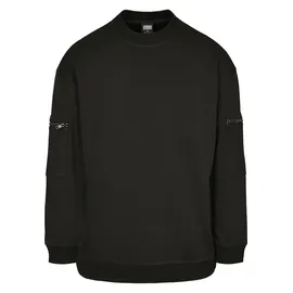 URBAN CLASSICS Training Terry Crew Sweatshirt Black S
