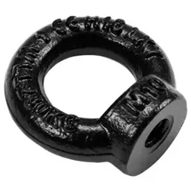 Safetex Ringmutter M10 schwarz galvanisiert DIN 582