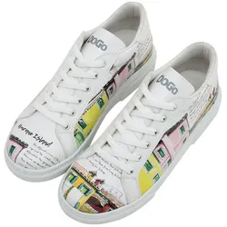 Sneaker DOGO "Damen Ace Sneakers Damen Sneaker Vegan Damen Sneaker / Female", Damen, Gr. 41, Normalschaft, weiß, Lederimitat, Schuhe, Vegan