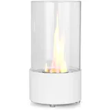 moritz Tischkamin Edelstahl 30 x 15 x 15 cm 300 ml weiß