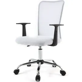 miliboo Design-Bürosessel Mesh Polypropylen Weiß