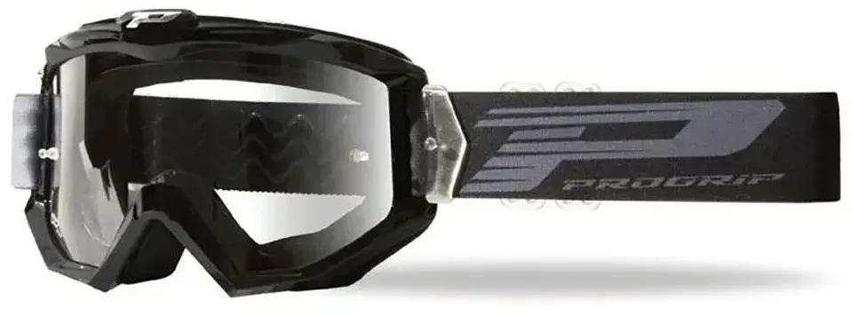 Progrip 3201-102 Offroad-brille - Black - Clear/CAT0