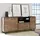 Forte Sideboard 180,8 x 81,6 x 42 cm Colonialeiche / Schwarz