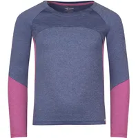 TROLLKIDS Mädchen Seiland Langarmshirt - 116 - violet blue