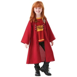Rubie ́s Kostüm Harry Potter Gryffindor Quidditch Robe für Kinder, Markanter Umhang aus den Harry Potter-Filmen rot 140